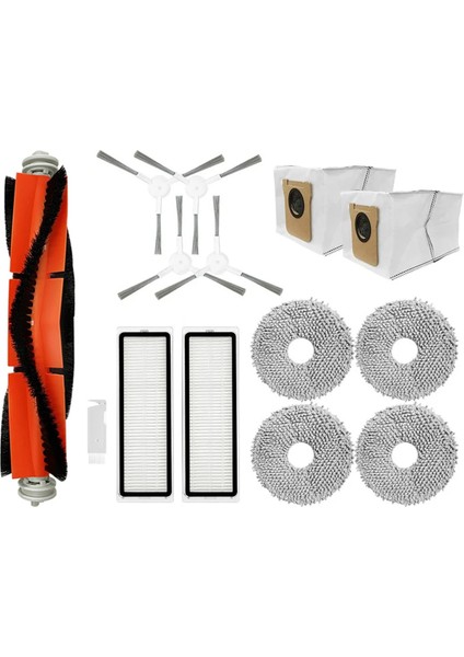 Xiaomi Mijia Için Omni 2 C102CN Robot Vakum Süpürge Ana Yan Fırça Hepa Filtre Mop Kumaşları Toz Çanta Aksesuarları (Yurt Dışından)