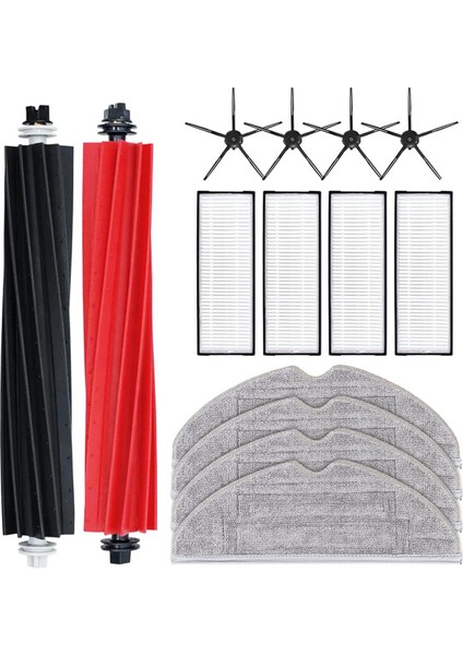 Roborock S8 S8 Plus S8+ S8 Pro Ultra Ana Yan Fırça Hepa Filtre Mop Bez Pad Yedek Yedek Parçalar Için Aksesuarlar (Yurt Dışından)