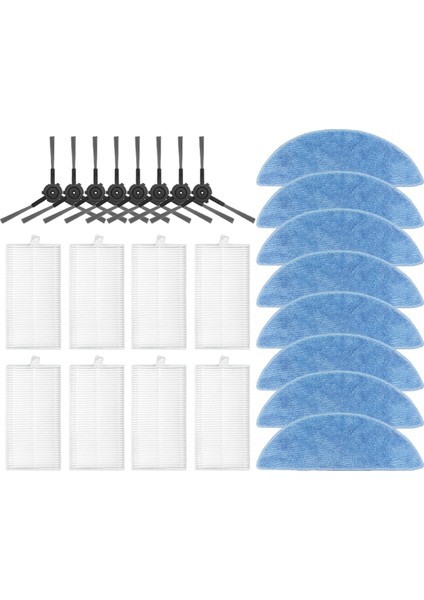 Ecovacs Için Y1 Pro / Y1 Pro Plus Robot Vakum Temizleme Yan Fırçası Hepa Filtre Mop Bez Aksesuarları Değiştirme (Yurt Dışından) fiyatları