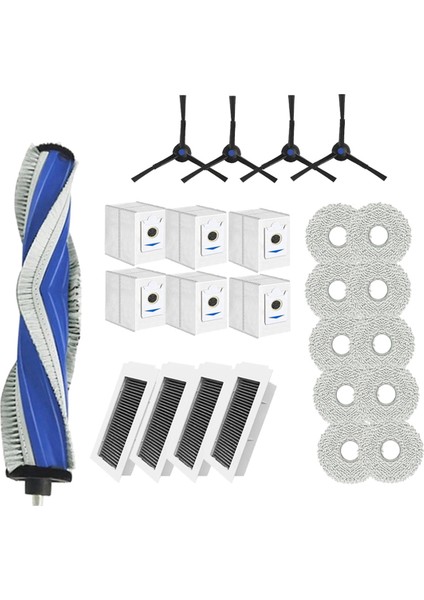 25 Pcs Ecovacs Için Filtre ve Bez Deeboot X5 Omni / X5 Pro Omni Süpürme Robot Temizlik Parçaları Değiştirme (Yurt Dışından) fiyatları