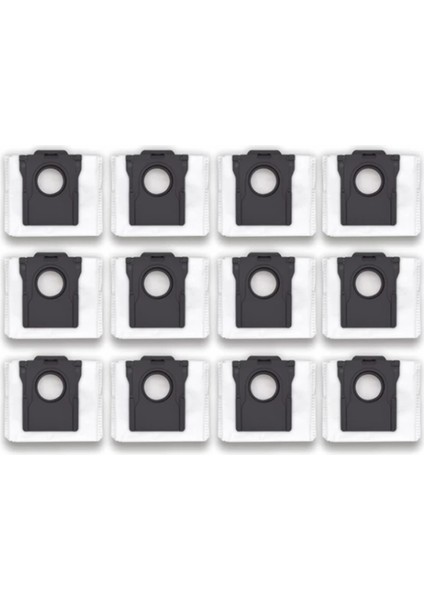 12 Adet Dreame Botu X30PRO Ultra X30PRO Artı Robot Vakum Temizleyici Çöp Torbası Yedek Parçaları Için (Yurt Dışından)