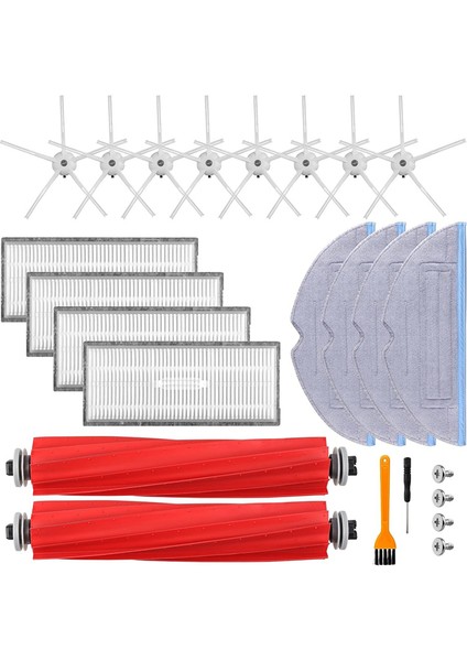 Aksesuarlar Roborock S7 &amp; S7+ &amp; S7 Maxv &amp; S7 Maxv Plus &amp; S7 Maxv Ultra Robot Vakumu Için Uyumlu Yedek Parçalar, A (Yurt Dışından)