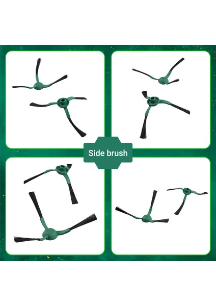9 Paket Yedek Yan/ırobot Y0112 Vakum Süpürgeleri Için Süpürme Fırçası, Kenar Süpürme Fırçası Odası Y0112 (Yurt Dışından) fırsatları