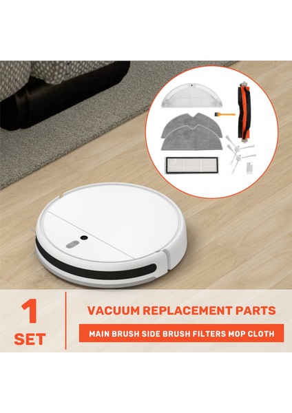 Ana Fırça Yan Fırça Filtreleri Xiaomi Mijia 1c Robot Vakum Temizleyici Aksesuarları Için Mop Kumaş Su Deposu (Yurt Dışından) fırsatları