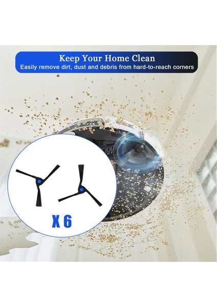 Ecovacs Deebot X2 / X2 Omnı / X2 Pro DEX86 Robot Vakum Süpürge Değiştirme Parçası Için Yan Fırça Aksesuarları (Yurt Dışından) indirimleri