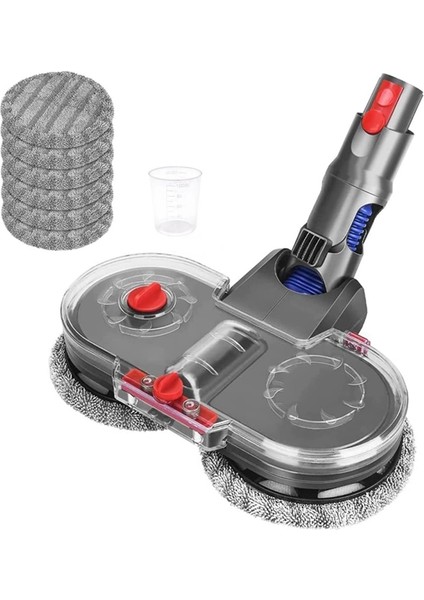 Mop Kafa Su Deposu Mop Pedler Dyson V10 Dijital Ince V12 Için Fırça Başı Slim Vakum Süpürge Si (Yurt Dışından)