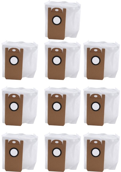10 Pcs Yedek Toz Torbaları Koleksiyonu Xiaomi Viomi S9 Robot Vakum Süpürge Parçaları Için Çöp Çanta Aksesuarları (Yurt Dışından)
