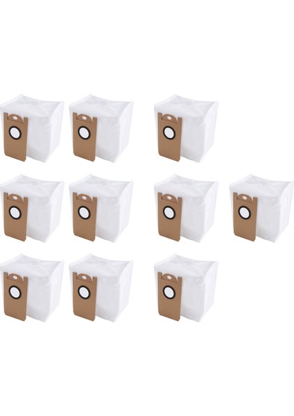 10 Pcs Yedek Toz Torbaları Koleksiyonu Xiaomi Viomi S9 Robot Vakum Süpürge Parçaları Için Çöp Çanta Aksesuarları (Yurt Dışından) modelleri