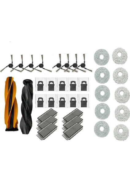 36 Pcs Dreame X50 Ultra / S40 Geliştirilmiş Sürüm Süpürücü Aksesuarları Ana Yan Fırça Filtresi Rag Toz Çanta (Yurt Dışından) fiyatları