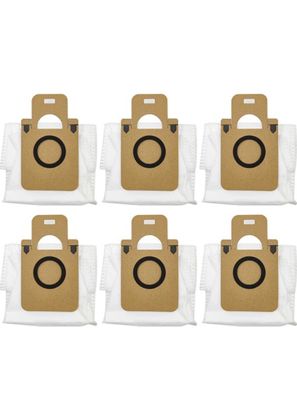 6pcs Xiaomi Dreame Bot D10 Için Toz Çanta Aksesuarları Plus RLS3D Robot Vakum Süpürge Yedek Toz Berin (Yurt Dışından)