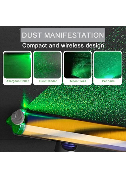 2pcs Elektrikli Süpürge Lazer Işıkları Gizli Evcil Hayvan Saçları Kediler Köpek Kürk Toz Ekran LED Lamba Usb+Pil Universal Vakum Parçaları (Yurt Dışından) modelleri