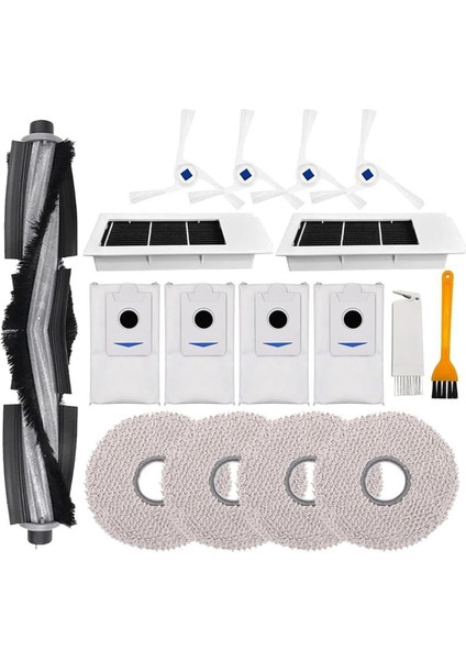 Ecovacs Deebot X2 X2 Omnı X2PRO DEX86 Robot Vakum Süpürge Ana Yan Fırça Mop Kumaş Aksesuarları (Yurt Dışından)