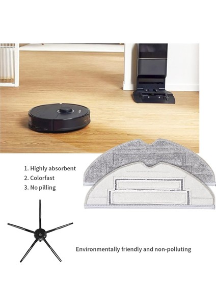 Ana Yan Fırça Paspas Kumaş Hepa Filtre Toz Torbası Aksesuarları Roborock S8 Pro Ultra S8+ Yedek Parçalar (Yurt Dışından) fırsatları