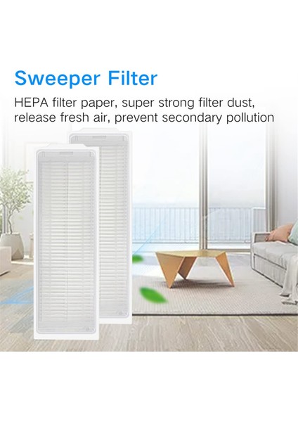 8pcs Xiaomi Mijia M30 Pro C107 / Mijia Robot Vakum Mop 2 / 3c Vakum Yıkanabilir Hepa Filtresi (Yurt Dışından) modelleri