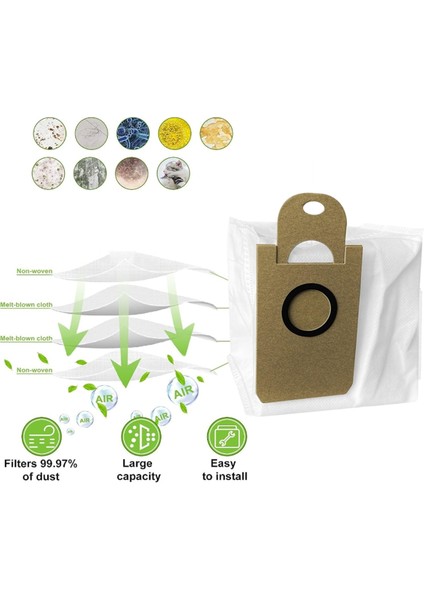 30PCS Yedek Yedek Parçalar Imou L11 L11 Pro Robot Vakum Temizleyici Çöp Çöp Tuz Torbası (Yurt Dışından) fiyatları