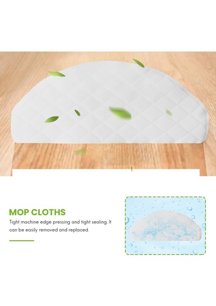 40PCS Ecovacs Deebot Ozmo T8 Vakum Süpürge Mop Bezleri Moping Pedler Yedek Parçalar (Yurt Dışından) indirimleri