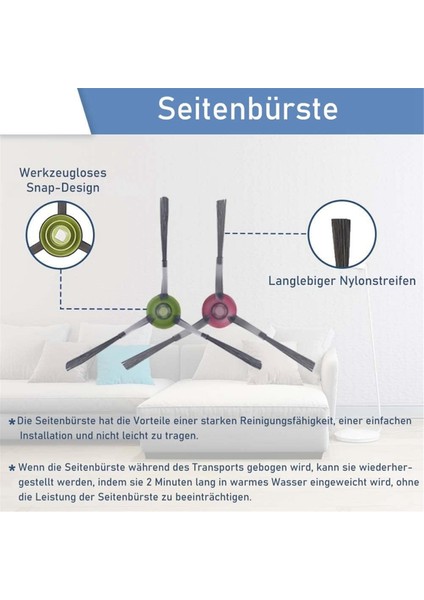 Ecovacs Deebot T9 T9PRO Ozmo T8 Aıvı T8 Max T8 Serisi N8 Pro N10 Plus Aksesuarlar Robot Vakum Yedek Parçaları (Yurt Dışından) fiyatları