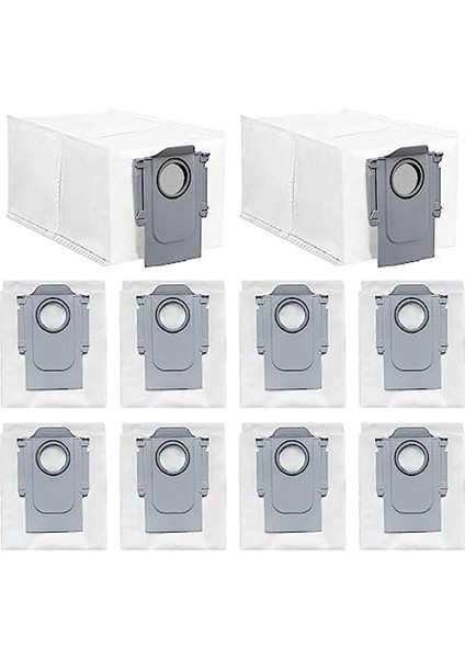 Roborock Için Roborock Q Revo Için 10 Adet Yedek Tek Kullanımlık Toz Torbaları Roborock P10 Robot Vakum Süpürge Yedek Parçaları (Yurt Dışından)