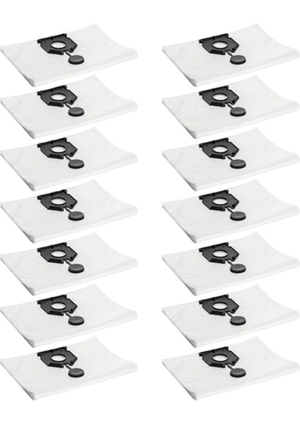 14 Adet Büyük Kapasiteli Toz Torbası, 2.889-154.0. Elektrikli Süpürücü Çöp Torbası Yedek Aksesuarlar. Karcher NT30/130L Için (Yurt Dışından)