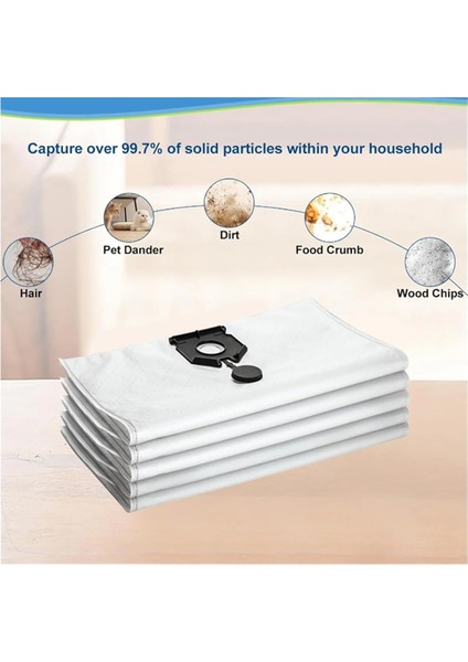 14 Adet Büyük Kapasiteli Toz Torbası, 2.889-154.0. Elektrikli Süpürücü Çöp Torbası Yedek Aksesuarlar. Karcher NT30/130L Için (Yurt Dışından) modelleri