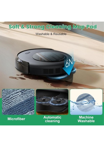 Eufy Omni C20 Robot Vakumları Için Aksesuarlar Parçalar Ana Yan Fırça Hepa Filtre Mop Bez Toz Çantaları (Yurt Dışından) fiyatları