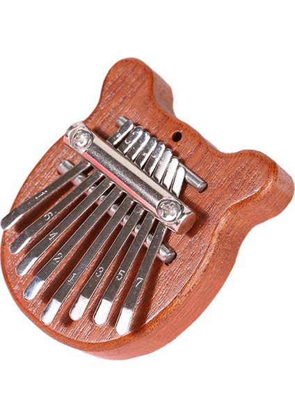 Mini Kalimba 8 Anahtar Zarif Parmak Başparmak Piyano, Yeni Başlayanlar Için Hediye Müzik Aşık Oyuncuları, Sevimli Kolye Ayı (Yurt Dışından) indirimleri