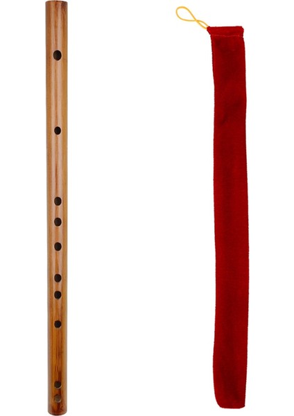 C Key Meibet Mini Piccolo Velvet Çanta Tune Bambu Flüt Ulusal Müzik Enstrüman Flüt (Yurt Dışından)
