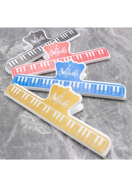 4 Adet Müzik Kitabı Not Kağıt Cetvel Nesli Müzik Yay Klip Tutucu Piyano Gitar Viola Viyola Çello Performansı (Yurt Dışından)