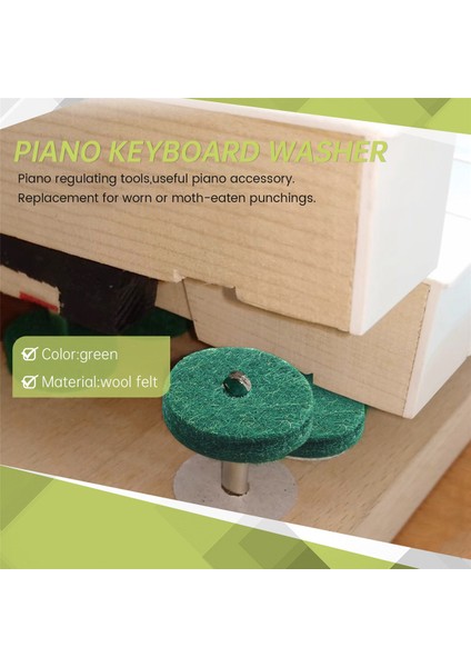 90PCS Piyano Klavye Yıkayıcı Piyano Keçe Dengesi Keçe Dengesi Demiryolu Çıkarmaları Yıkamaklar Onarım Parçaları Yararlı Piyano Ayarlama Aracı (Yurt Dışından) fırsatları