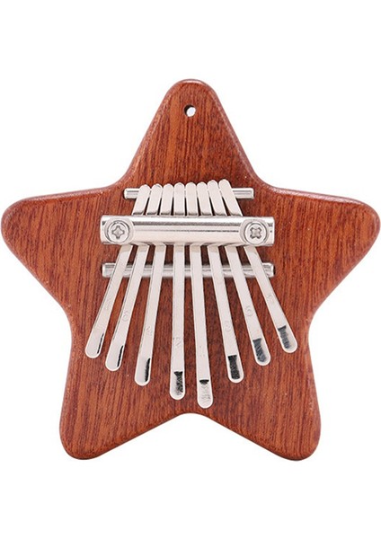 Mini Kalimba 8 Anahtar Zarif Parmak Başparmak Piyano, Yeni Başlayanlar Için Hediye Müzik Aşık Oyuncuları, Sevimli Kolye Aşk (Yurt Dışından)