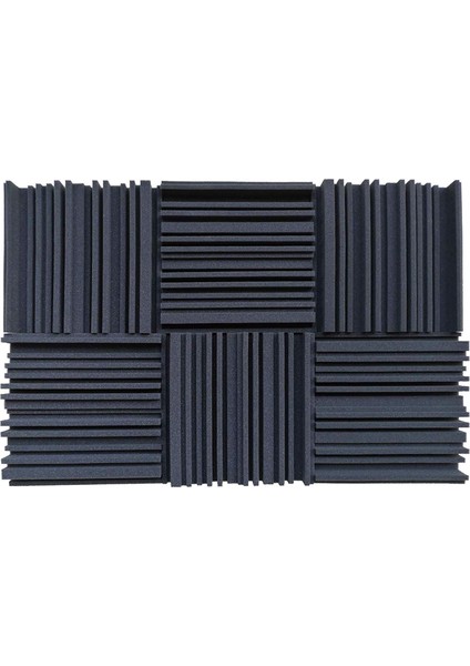 6 Pcs Akustik Stüdyo Emilim Köpük Paneli Geniş Bant Ses Emici Periyodik Olusu Yapısı (Yurt Dışından)