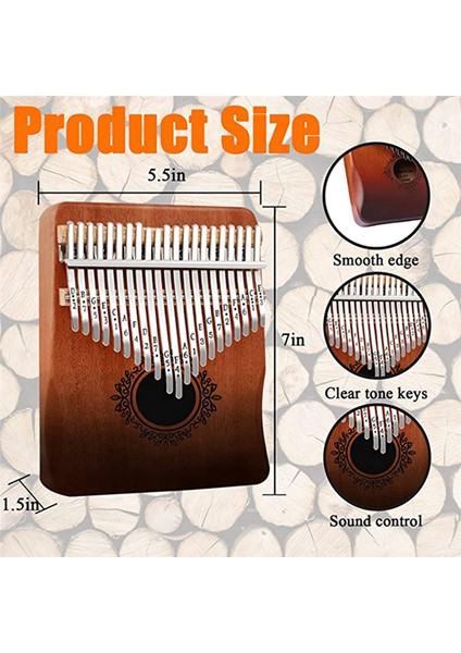 Kalimba Başparmak Piyano 21 Anahtarları, Taşınabilir Kalimba Başparmak Piyano, Yetişkinler, Çocuklar ve Yeni Başlayanlar Için Başparmak Piyano (Yurt Dışından) fırsatları
