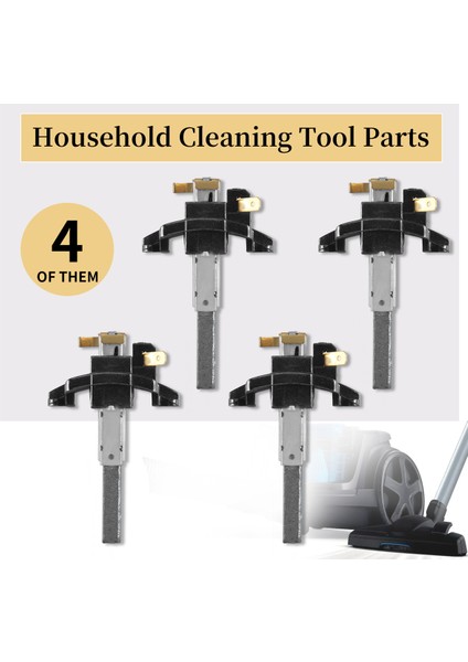 4pcs Elektrikli Süpürge Elektrikli Motor Karbon Fırçaları Aksesuarlar Dayanıklı Ev Temizleme Aracı Parçası (Yurt Dışından) indirimleri