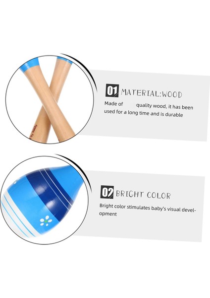 Maracas El Püküşülün Çalışmaları, Ahşap Rumba Shaker Müzik Ant Entumlukları Yetişkinler, 2 Set, Mor (Yurt Dışından) fırsatları