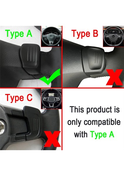 Direksiyon Simidi Vardiyalı Kürekler Volkswagen Golf Için Araç 5 6 Mk6 Gtı R Jetta Mk5 Passat B6 B7 (Yurt Dışından) fiyatları