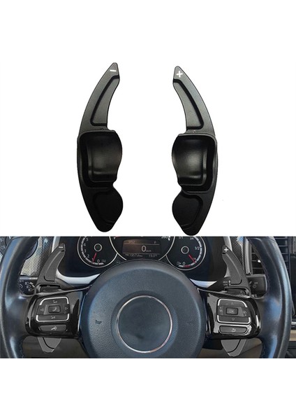 Direksiyon Simidi Vardiyalı Kürekler Volkswagen Golf Için Araç 5 6 Mk6 Gtı R Jetta Mk5 Passat B6 B7 (Yurt Dışından) indirimleri