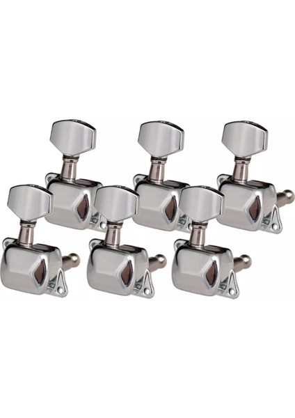 6r Yarı Sakar Ayarlama Peg Tuşları Tuner Makine Başı Elektro Gitar Parça Yedek Müzik Enstrüman Aksesuarları (Yurt Dışından) fiyatları