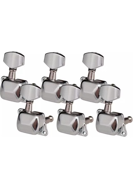 6r Yarı Sakar Ayarlama Peg Tuşları Tuner Makine Başı Elektro Gitar Parça Yedek Müzik Enstrüman Aksesuarları (Yurt Dışından) modelleri