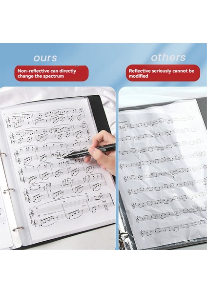 Notalar Klasörü, Müzik Standı Aksesuarları, Notalar, Yazılabilir ve Çıkarılabilir Koro Klasörü (Yurt Dışından) fiyatları