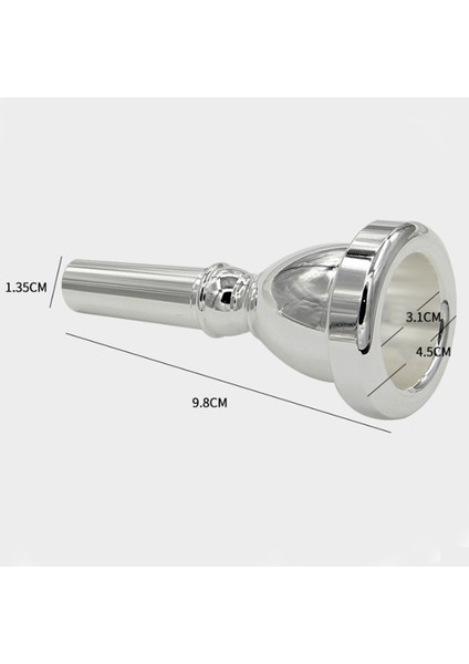 Büyük Ağız Büyük Tutma Ağızlık Tuba Ağızlık Gümüş Kaplama Bas Büyük Ağızlık (Yurt Dışından) fiyatları