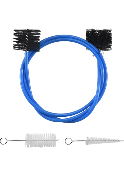 Trompet Trombon Pirinç Üfleme Nozul Temizleyici Valf Çubuğu Müzik Aleti Aksesuarı Için 3 Parçalı Set (Yurt Dışından) modelleri