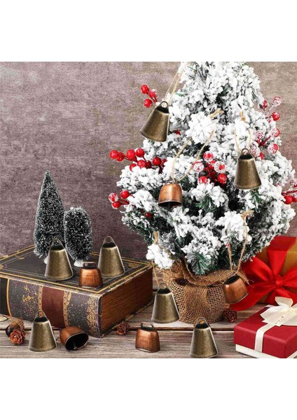 40PCS Inek Atı Koyun Otlatma Bakır Çanlar Sığır Keçi Çiftliği Hayvan Yüksek Bronz Çan Küçük Metal Inek Çan Küçük (Yurt Dışından) fırsatları