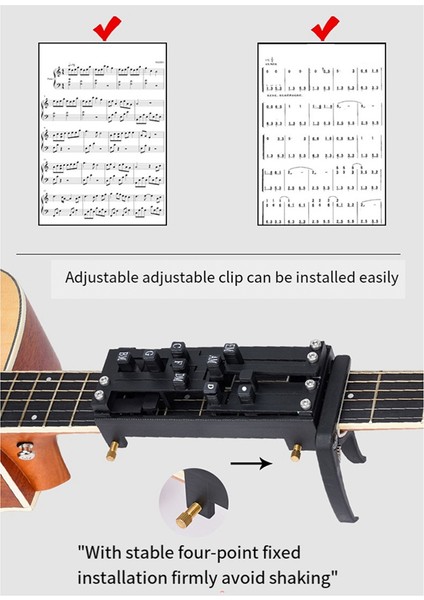 Gitar Yardım Akorları Eğitmeni Eğitim Gitar Öğrenme Yardım Aracı Öğretim Uygulama Yardımı Çocuklar Için Pratik (Yurt Dışından) indirimleri