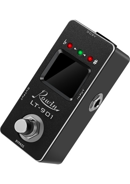 Rowin LT-901 Gitar Tuner Efekt Pedal Mini Kromatik True Bypass LCD Ekran Dijital Pedal Gitar Parçaları Aksesuarları (Yurt Dışından) modelleri