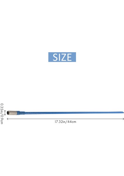 2pcs Iki Yönlü Çubuk Tipi Gitar Kafes Çubuk Çelik 9 x 440MM Mavi (Yurt Dışından) fırsatları