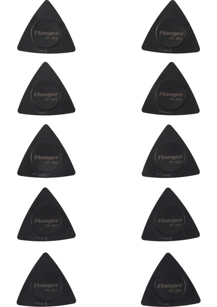 Flanger 10PCS Üçgen Guitar Seçimleri 1.0 0.75 0.5 mm Kalınlık Pc + Abs Malzeme Antislip Style Siyah (Yurt Dışından) fiyatları