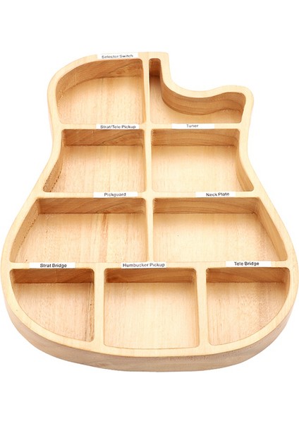 Ahşap Gitar Parçaları Gitar Aksesuarı Için Kişiselleştirilmiş Melektrum Saklatma Kutusu (Yurt Dışından)