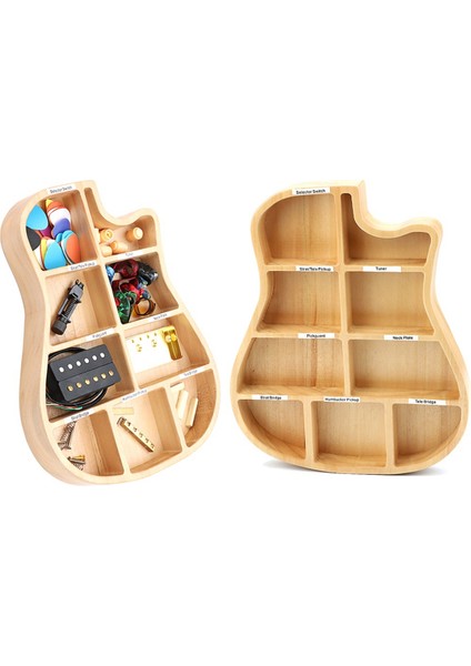 Ahşap Gitar Parçaları Gitar Aksesuarı Için Kişiselleştirilmiş Melektrum Saklatma Kutusu (Yurt Dışından) fırsatları