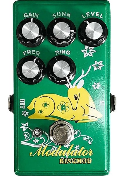 Elektro Gitar Efekt Ringmod Çok Modülasyon Pedalı Halka Modülatör Etkisi Pedal, Gitar Pedalı Aksesuarları (Yurt Dışından)