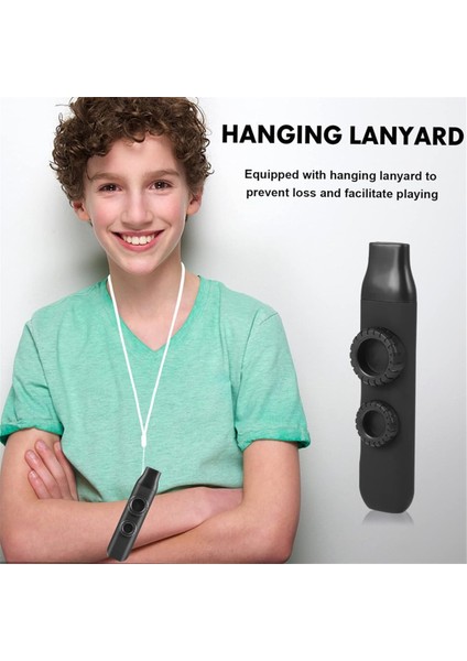 Çift Delikli Kazoo Kazoos Çocuklar Çocuk Müzik Aletleri Partileri Çocuk Taşınabilir Kazoo Rüzgar Enstrüman Kırmızı Ahşap (Yurt Dışından) fırsatları